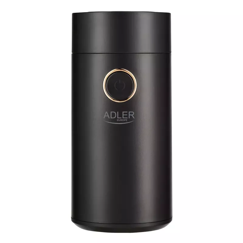 Kavos malūnėlis su plieninėmis girnomis Adler AD 4446bg — 150 W, 75 g talpa, juodas