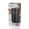 Kavos malūnėlis Adler AD4446BS – 150 W, nerūdijančio plieno girnos, 75 g talpos piltuvas, juoda