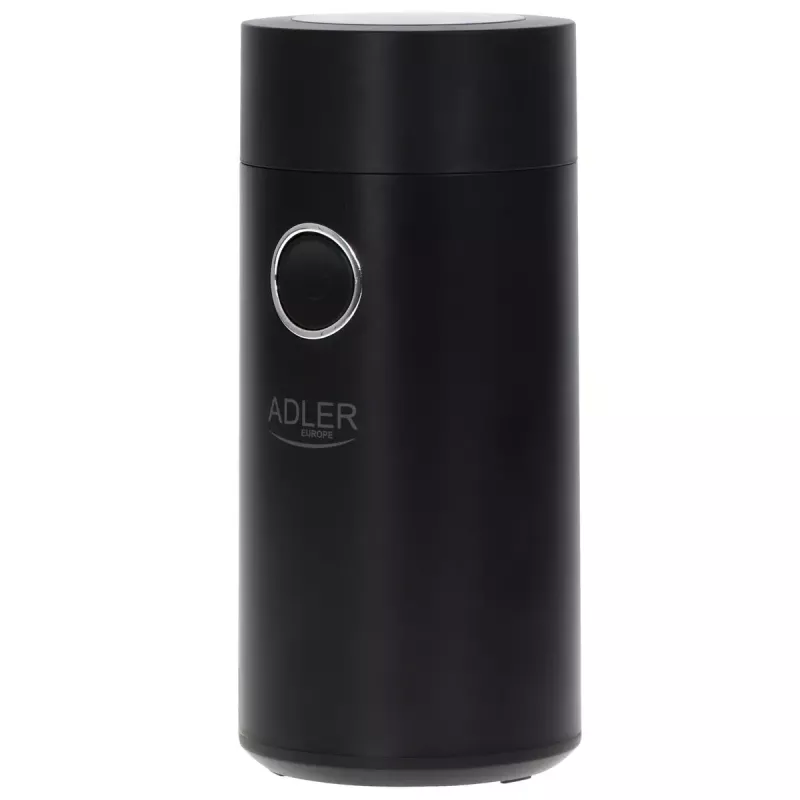 Kavos malūnėlis Adler AD4446BS – 150 W, nerūdijančio plieno girnos, 75 g talpos piltuvas, juoda