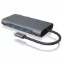 ICY BOX IB-DK4040-CPD belaidė USB 3.2 Gen 1 (3.1 Gen 1) Type-C dokų stotelė, antracito, juoda