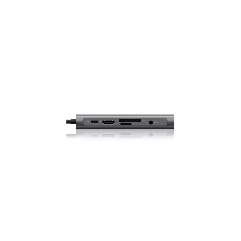 ICY BOX IB-DK4040-CPD belaidė USB 3.2 Gen 1 (3.1 Gen 1) Type-C dokų stotelė, antracito, juoda