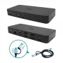 i-tec USB 3.0 / USB-C / Thunderbolt 3x 4K Dock stotelė su Power Delivery 100W