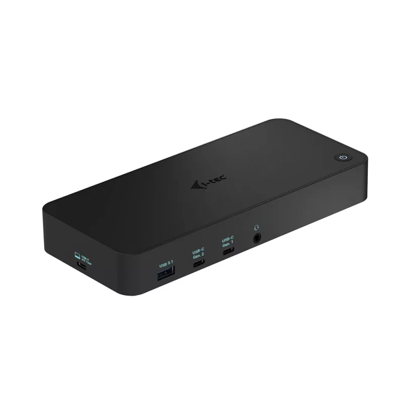 i-tec USB 3.0 / USB-C / Thunderbolt 3x 4K Dock stotelė su Power Delivery 100W