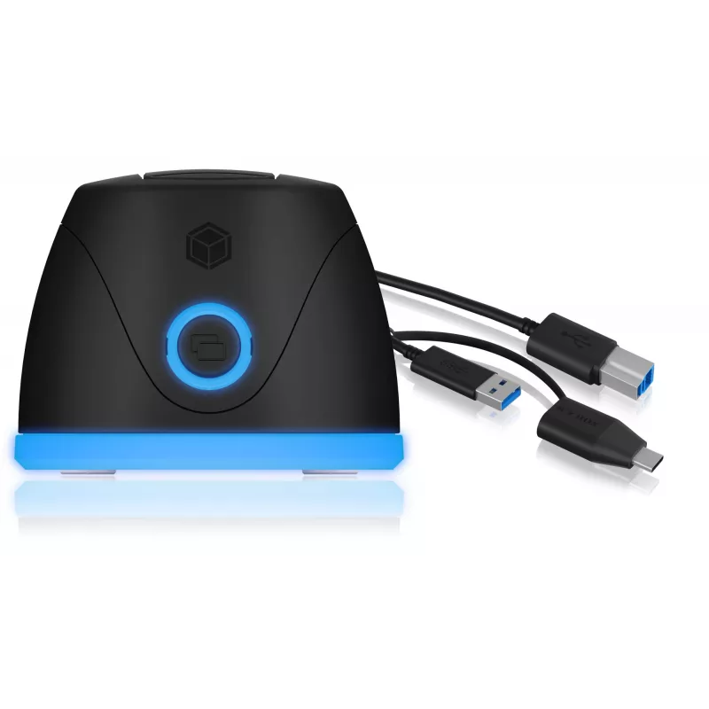 ICY BOX IB-1124L-C3 USB 3.2 Gen 1 (3.1 Gen 1) Type-B juodas
