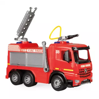 Lena GIGA TRUCKS važinėjamas gaisrinis automobilis Arocs, 3 m., įvairiaspalvis