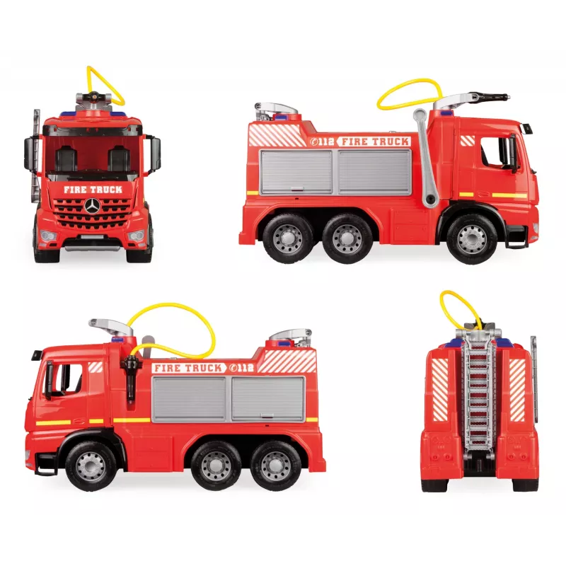 Lena GIGA TRUCKS važinėjamas gaisrinis automobilis Arocs, 3 m., įvairiaspalvis