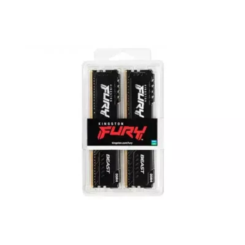 Kingston FURY Beast 64GB (2x32GB) DDR4 3600MT/s CL18 DIMM juodas