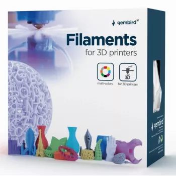 GEMBIRD PLA-PLUS filamentas, baltas, 1,75 mm, 1 kg