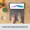LOGITECH Combo Touch – klaviatūros dėklas, skirtas iPad Pro 12,9 colio (5 kartos), anglų QWERTY