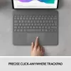 LOGITECH Combo Touch – klaviatūros dėklas, skirtas iPad Pro 12,9 colio (5 kartos), anglų QWERTY