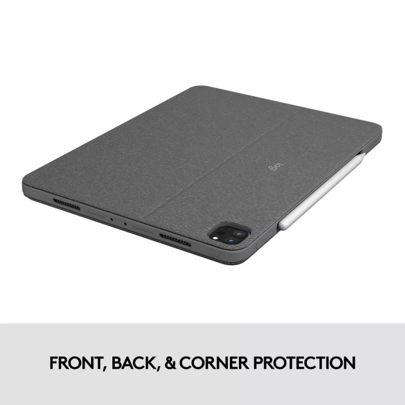 LOGITECH Combo Touch – klaviatūros dėklas, skirtas iPad Pro 12,9 colio (5 kartos), anglų QWERTY