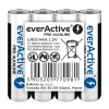 Šarminės AAA baterijos everActive LR03PRO4T — 4 vnt., 1,5 V, 1250 mAh, 44,5×10,5 mm