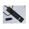ICY BOX IB-HUB1700-U3 USB 3.2 Gen 1 (3.1 Gen 1) Type-A 5000 Mbit/s Juodas