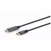 Vaizdo kabelio adapteris Gembird CC-DP-HDMI-4K-6 — DisplayPort į HDMI Type A, 1,8 m, 4K, juodas