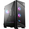 Korpusas MSI MPG VELOX 100R Mid Tower Juodas — ATX, 7 lizdų plėtimui, 2×3.5 colio vietos, 2×2.5 colio vietos, USB-C