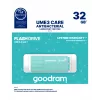 USB atmintukas GOODRAM UME3 32 GB USB Type-A 3.2 Gen 1 – turkio spalvos, 60 MB/s skaitymas, 20 MB/s rašymas