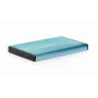 HDD korpusas Gembird EE2-U3S-3-B — 2,5 colio vieno lizdo, SATA, Mini-USB A, iki 7 TB, mėlynas