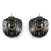 Thrustmaster T.16000M FCS SPACE SIM DUO juodos, oranžinės spalvos USB svirtys analoginės / skaitmeninės asmeniniam kompiuteriui