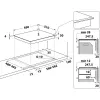 Whirlpool WS S4060 BF juoda įmontuojama 60 cm indukcinė kaitlentė 4 zonos