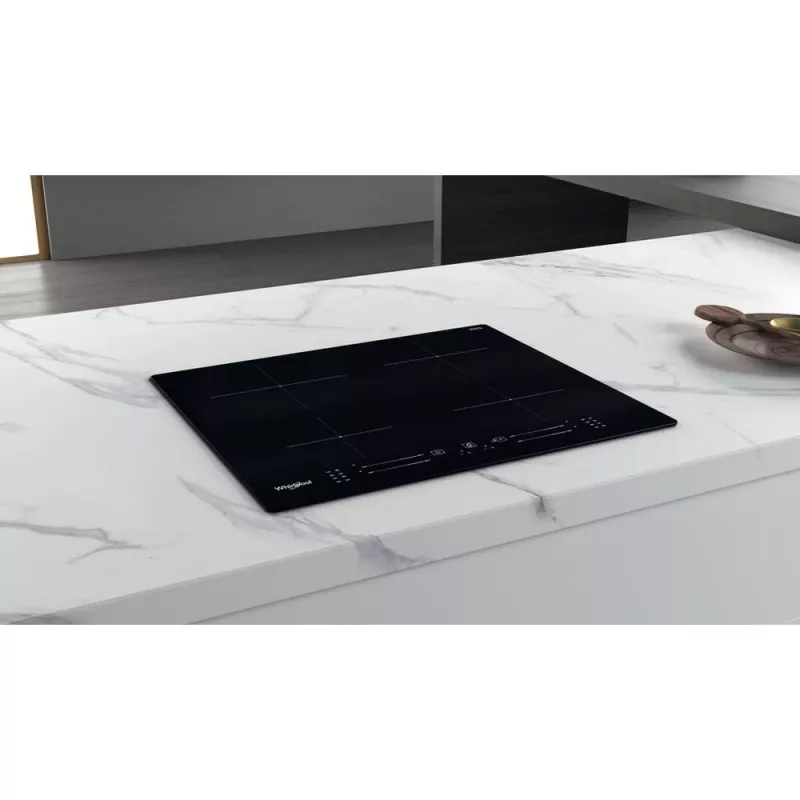 Whirlpool WS S4060 BF juoda įmontuojama 60 cm indukcinė kaitlentė 4 zonos