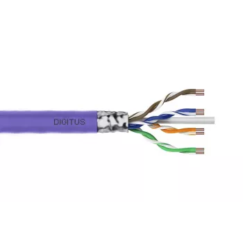 DIGITUS CAT6 F/UTP montavimo kabelis - B2ca - 500 m - Violetinis