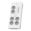 Philips SPN7060WA/60 apsauginis nuo viršįtampių baltas 6 AC lizdai 2 m