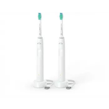 Philips 3000 serijos 3100 serijos HX3675/13 2 vnt. soniniai dantų šepetėliai - balti