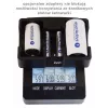 Įkroviklis baterijoms everActive NC-3000 – universalus AA/AAA/C/D (4 ląstelės) juodas, 100–240V