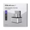 Doko stotelė QOLTEC 5316 2x 2.5/3.5 col. HDD/SSD, SATA, USB 3.0 (5 Gb/s), aliumininis korpusas