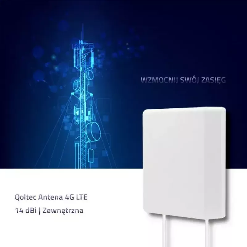 Kryptinė lauko 4G LTE antena QOLTEC 57020 14 dBi