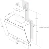 Gartraukis sieninis Whirlpool AKR 65F LM K, juodas, 375 m³/h