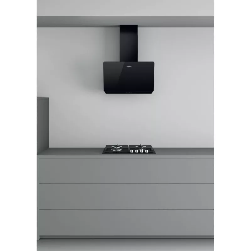 Gartraukis sieninis Whirlpool AKR 65F LM K, juodas, 375 m³/h