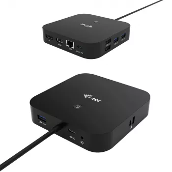 i-tec USB-C HDMI DP dokavimo stotelė su Power Delivery 100 W