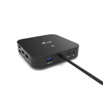 i-tec USB-C HDMI DP dokavimo stotelė su Power Delivery 100 W