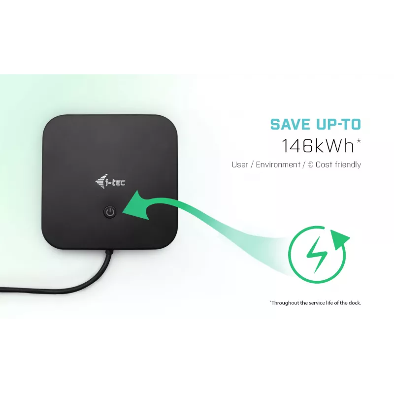 i-tec USB-C HDMI DP dokavimo stotelė su Power Delivery 100 W