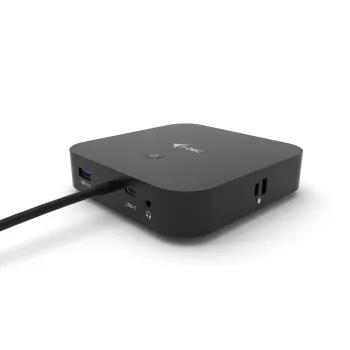 i-tec USB-C HDMI DP dokavimo stotelė su 100 W įkrovimu ir universalus 100 W maitinimo adapteris
