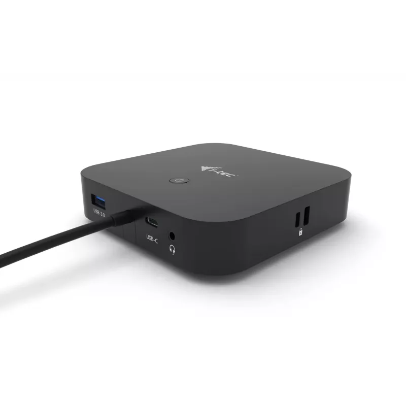 i-tec USB-C HDMI DP dokavimo stotelė su 100 W įkrovimu ir universalus 100 W maitinimo adapteris