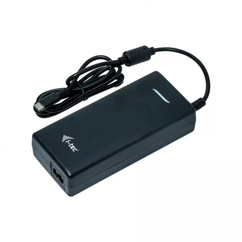 i-tec USB-C HDMI DP dokavimo stotelė su 100 W įkrovimu ir universalus 100 W maitinimo adapteris