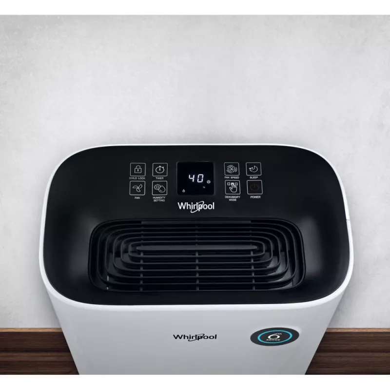 Oro sausintuvas Whirlpool DE20W5252 6,5 L 44 dB 420 W juodai baltas
