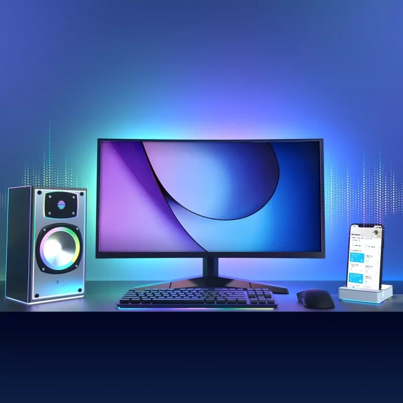 TP-Link Tapo Smart Wi-Fi šviesos juosta, universali, vidaus/lauko, RGB, 5 m