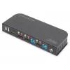 DIGITUS DS-12850 KVM jungiklis, 2x1 DP, DP/HDMI išėjimas, USB, 4Kx2K@60Hz
