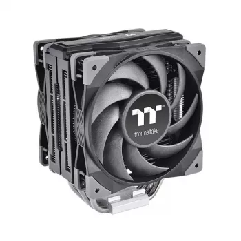 Procesoriaus aušintuvas THERMALTAKE Toughair 510, du 120 mm ventiliatoriai, 4 šilumos vamzdeliai, 159,5×98,8×123,6 mm, juodas