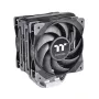 Procesoriaus aušintuvas THERMALTAKE Toughair 510, du 120 mm ventiliatoriai, 4 šilumos vamzdeliai, 159,5×98,8×123,6 mm, juodas