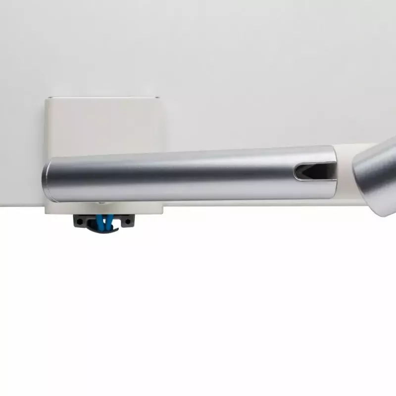 Monitorinis stovas ART RAMM L-19GD 17–32 colių, dujinė asistencija, 2–9 kg, 2x USB 3.0, baltas, spaustuvas