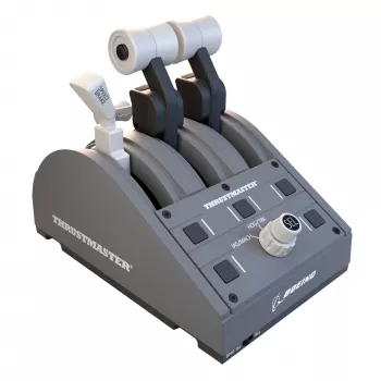 Thrustmaster TCA Quadrant Boeing Edition piloto lėktuvo valdymo pultas, pilka, USB, PC, Xbox
