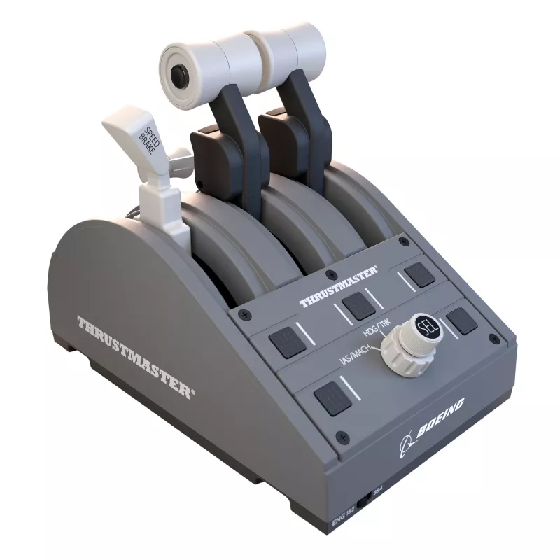 Thrustmaster TCA Quadrant Boeing Edition piloto lėktuvo valdymo pultas, pilka, USB, PC, Xbox