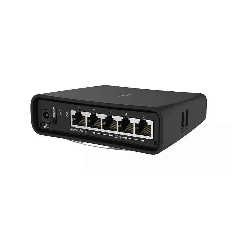 MikroTik hAP ac² PoE juodas – belaidis prieigos taškas
