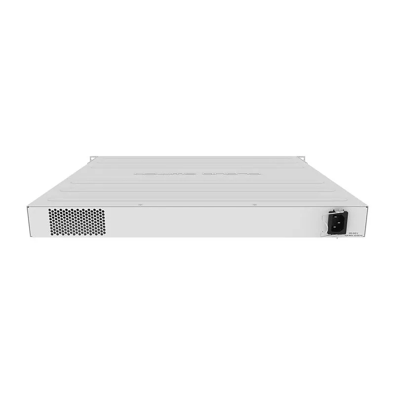Valdomas L3 jungiklis MikroTik CRS354-48P-4S+2Q+RM — 48× Gigabit RJ-45, 4× SFP+, 2× QSFP+, 48 PoE prievadų