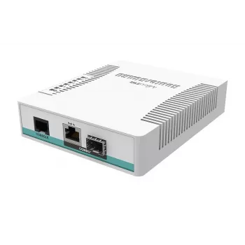 Tinklo jungiklis MikroTik CRS106-1C-5S — 5× Gigabit RJ-45, 5× SFP, PoE, 30V DC