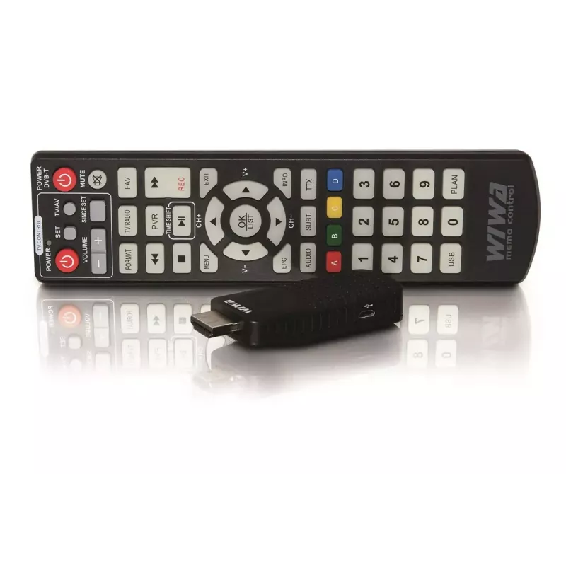 DVB-T/DVB-T2 imtuvas WIWA H.265 MINI – H.265 HD skaitmeninis antžeminis imtuvas, Full HD, HDMI, USB, 5V/1,5A